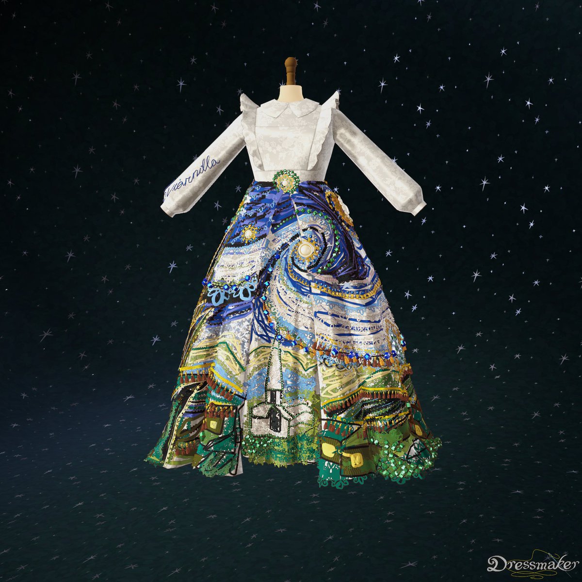 Eviarnilla's tweet photo. Another attempt was made 🌌

#dressmaker https://t.co/4hgVfAhE9g