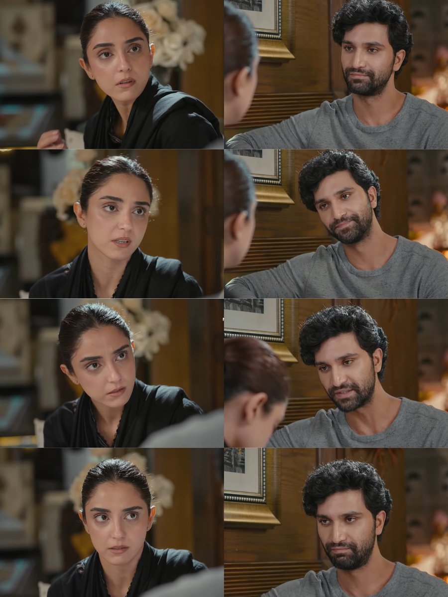 _here_for_maya_'s tweet photo. Episode- 20
#AikMohabbatAur
The Calm before the Chaos 

H- Koi Gila nhi Koi Shikwa nhi. Bas waqt mere paas kam hai socha channd lamhe aapke saath hi beeta lu

K - aap kya karne wale hai?

@mayaali07 ❤️🫶 @ahadrazamir 
#mayaali #ahadrazamir https://t.co/i1JwCRZ9Mk