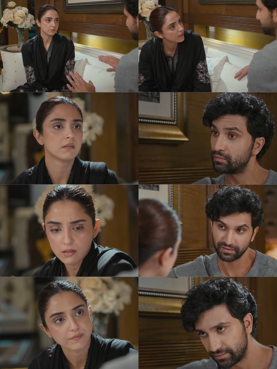 _here_for_maya_'s tweet photo. Episode- 20
#AikMohabbatAur
The Calm before the Chaos 

H- Koi Gila nhi Koi Shikwa nhi. Bas waqt mere paas kam hai socha channd lamhe aapke saath hi beeta lu

K - aap kya karne wale hai?

@mayaali07 ❤️🫶 @ahadrazamir 
#mayaali #ahadrazamir https://t.co/i1JwCRZ9Mk