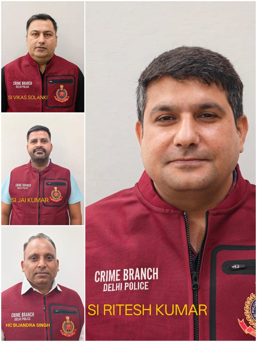 CrimeBranchDP's tweet photo. 🚨🔥 24-YEAR MANHUNT ENDS — WANTED ACCUSED IN A MURDER CASE OF YEAR 2002 ARRESTED! 🚔

👮‍♂️CR, Crime Branch, Delhi cracks a 24-year-old murder case of PS Okhla Industrial Area, Delhi, arresting the accused wanted since 2002.
⚡ Relentless Pursuit: Around 30 raids, multiple visits to Bihar, sustained field efforts & meticulous analysis of old records finally developed the crucial lead.
🎯 Breakthrough: Accused traced to a readymade garment factory at IMT Manesar, Gurugram, HR.

💪 Successful operation led by Insp. Vinay Kumar, under ACP Satender Mohan and under the supervision of DCP Sh. Harsh Indora. 

🚨🔥 24 साल की तलाश खत्म — 2002 के हत्या मामले में वांछित आरोपी गिरफ्तार! 🚔
👮‍♂️ CR, क्राइम ब्रांच, दिल्ली ने थाना ओखला इंडस्ट्रियल एरिया, दिल्ली के वर्ष 2002 के हत्या मामले में 24 वर्षों से वांछित आरोपी को गिरफ्तार किया।
⚡ लगातार प्रयास: करीब 30 दबिश, बिहार में कई बार दौरे, निरंतर फील्ड वर्क और पुराने रिकॉर्ड्स के गहन विश्लेषण से महत्वपूर्ण सुराग विकसित हुआ।
🎯 बड़ी सफलता: आरोपी को IMT मानेसर, गुरुग्राम, हरियाणा स्थित एक रेडीमेड गारमेंट फैक्ट्री से ट्रेस कर गिरफ्तार किया गया।

💪 सफल ऑपरेशन का नेतृत्व इंस्पेक्टर विनय कुमार ने किया, एसीपी सतेंद्र मोहन के मार्गदर्शन में एवं डीसीपी श्री हर्ष इंदौरा की निगरानी में।

https://t.co/whirgxaAIX

#DelhiPolice
#CrimeBranch

@LtGovDelhi
@DelhiPolice
@CPDelhi