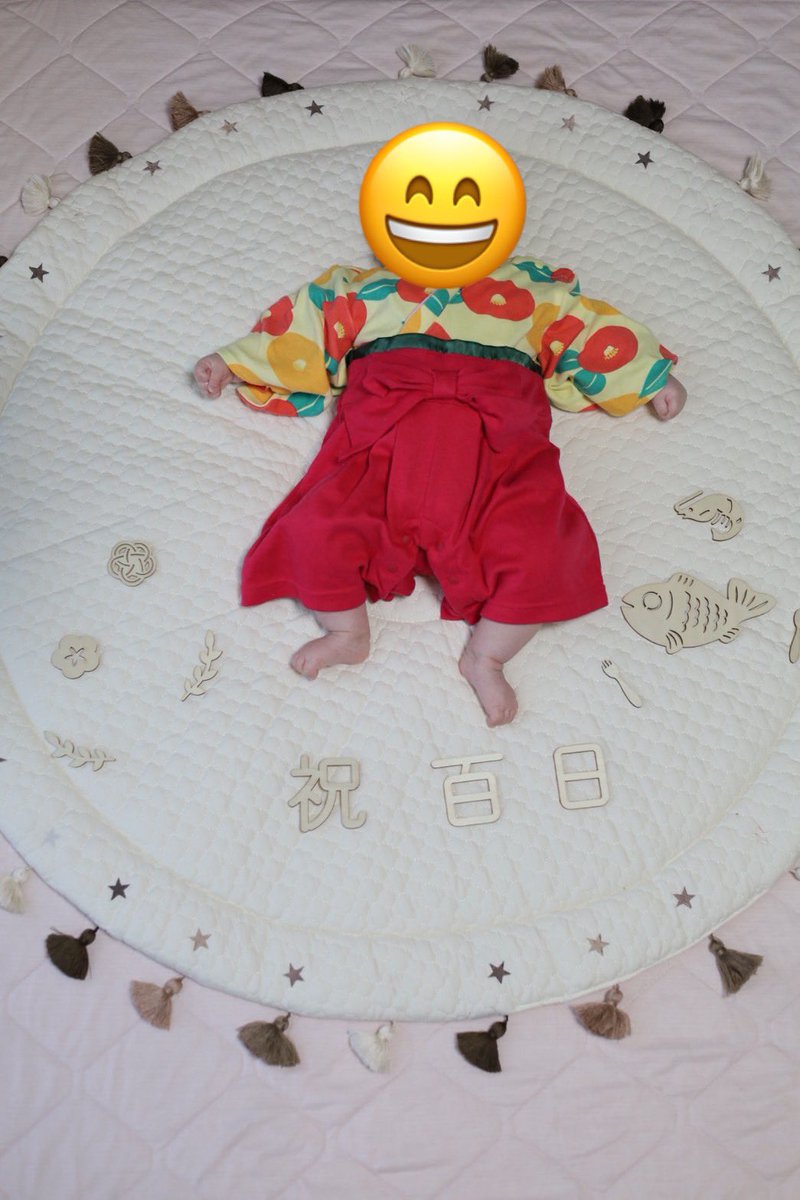saber210's tweet photo. 生誕100日 https://t.co/0TPxvRr6VO