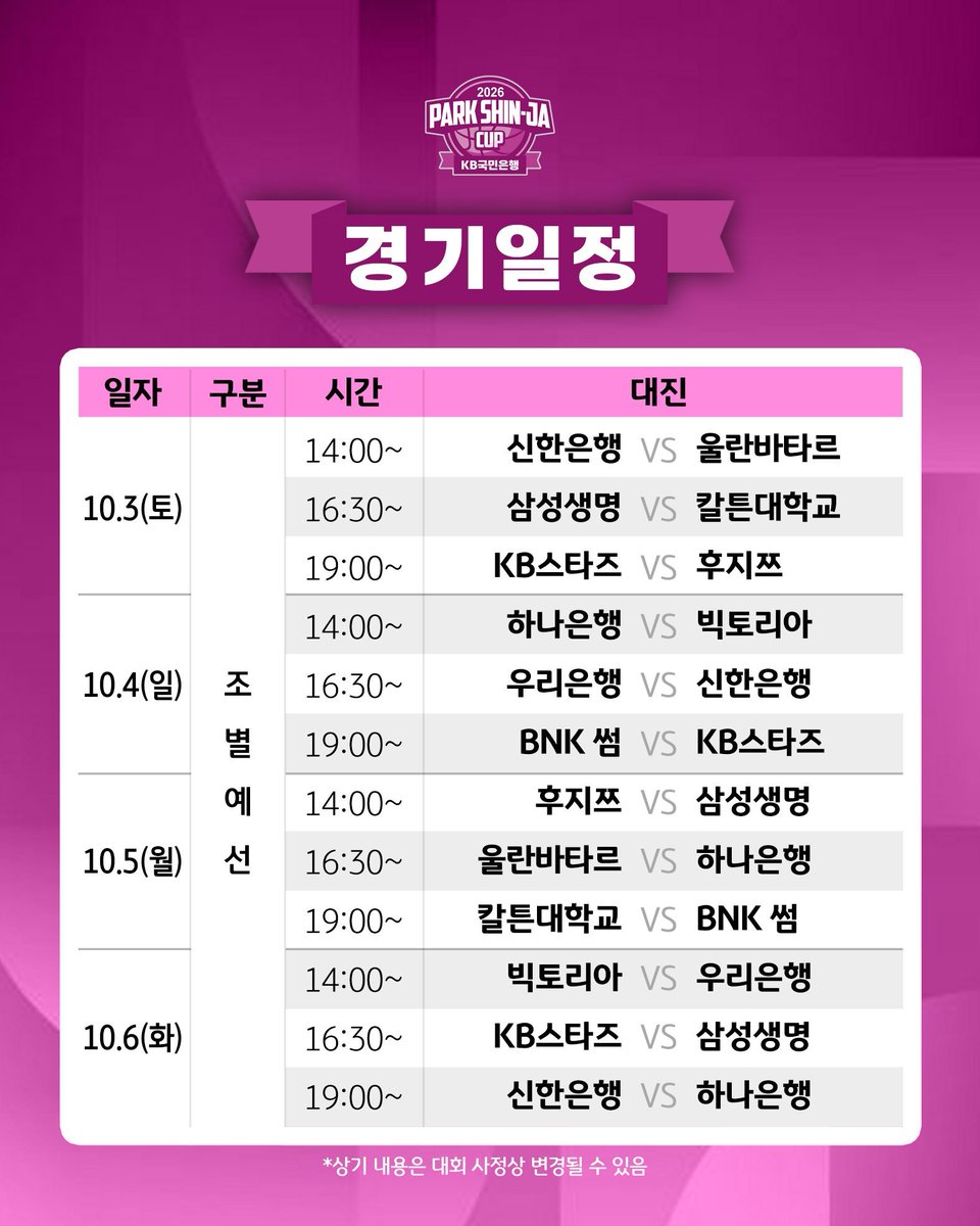 DD__ZZANG's tweet photo. 10/3-10/11
청주에서 열리는 박신자컵 홍보합니다
국대 선수들 다 보실 수 있고 퇴근길에 싸인도 받을 수 있음‼️(예매는 WKBL어플)
맛집 없냐고요? 당연히 있지!!! 농구도 보고 맛있는 것도 먹고 가세요 . . . 😊

[카카오맵] 청주맛집
그룹
https://t.co/kVe6dQW0Qm https://t.co/V9mFuDUnPN