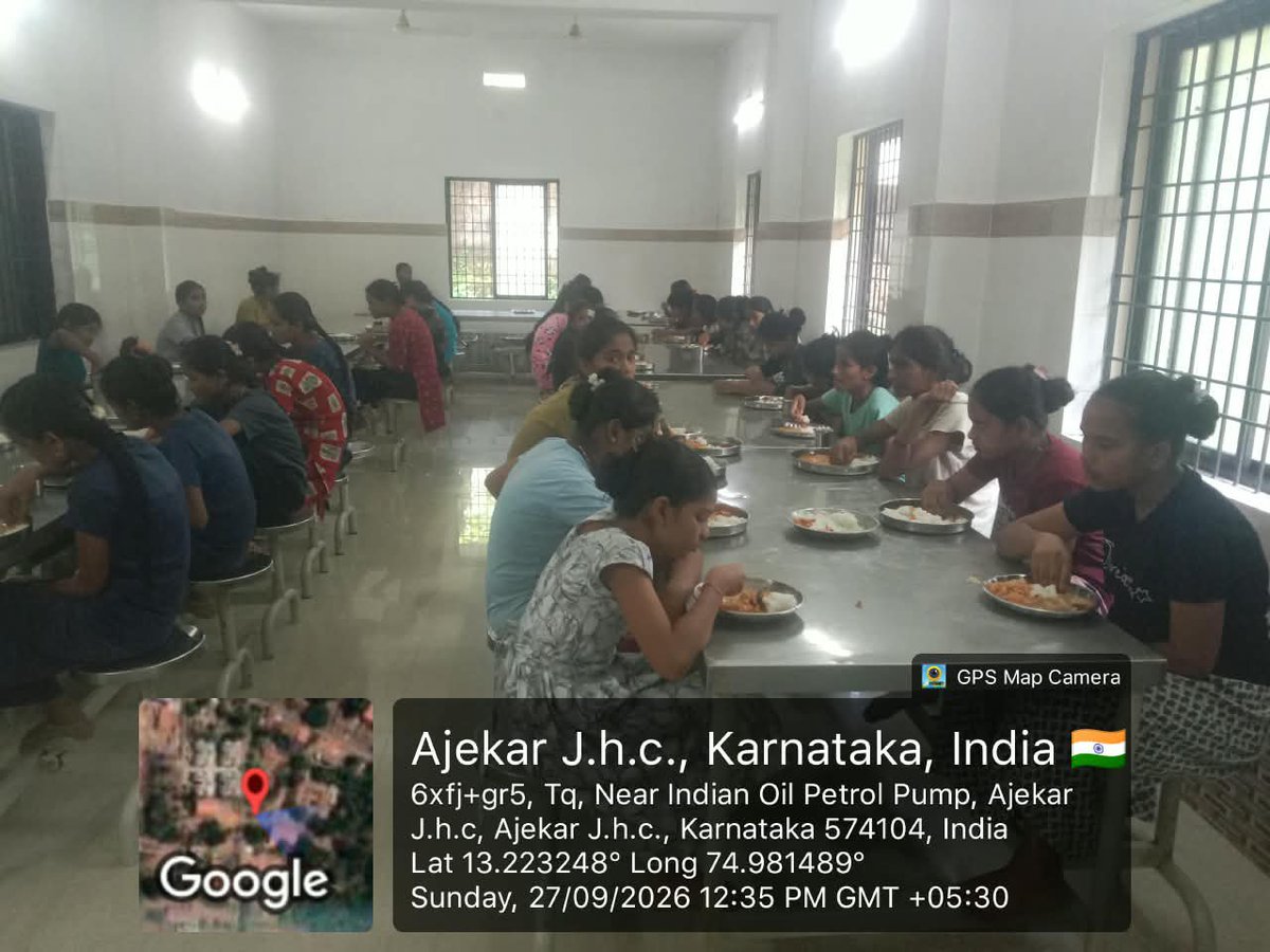 premetricglhst's tweet photo. #SocialAudit_SWDmeals #Socialwelfare_karnataka lunch 27/9/26 premetric girls hostel karkala https://t.co/5bGwiRT3WV