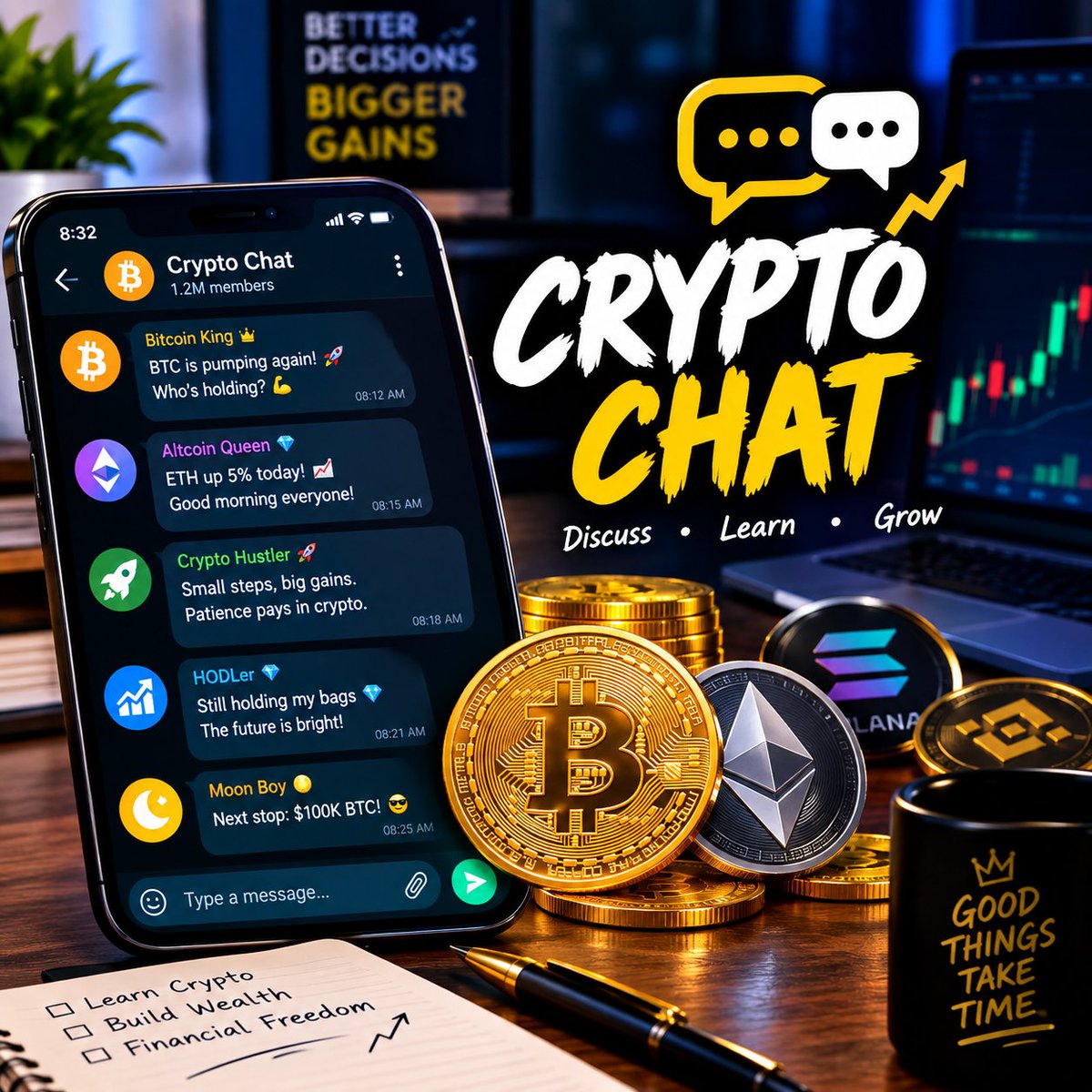 CashCopingHQ's tweet photo. Your bank account won't change by itself. 
Learn. Work. Invest and Repeat 💰 https://t.co/EbFGiB4ZL1