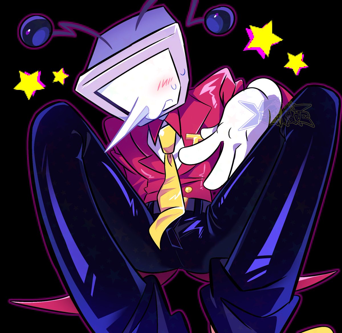 Y3LL0WKN1F3's tweet photo. #Deltarune #Tenna #fanart https://t.co/PD50X1L8kA