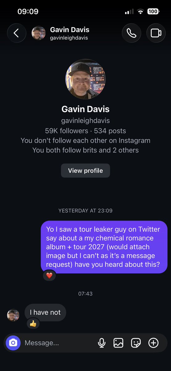 eliisnotonfiree's tweet photo. I asked that guy on ig who leaks tours who’s basically always right about it about mcr and this is what he said 😢 https://t.co/ftHFIfDe8s