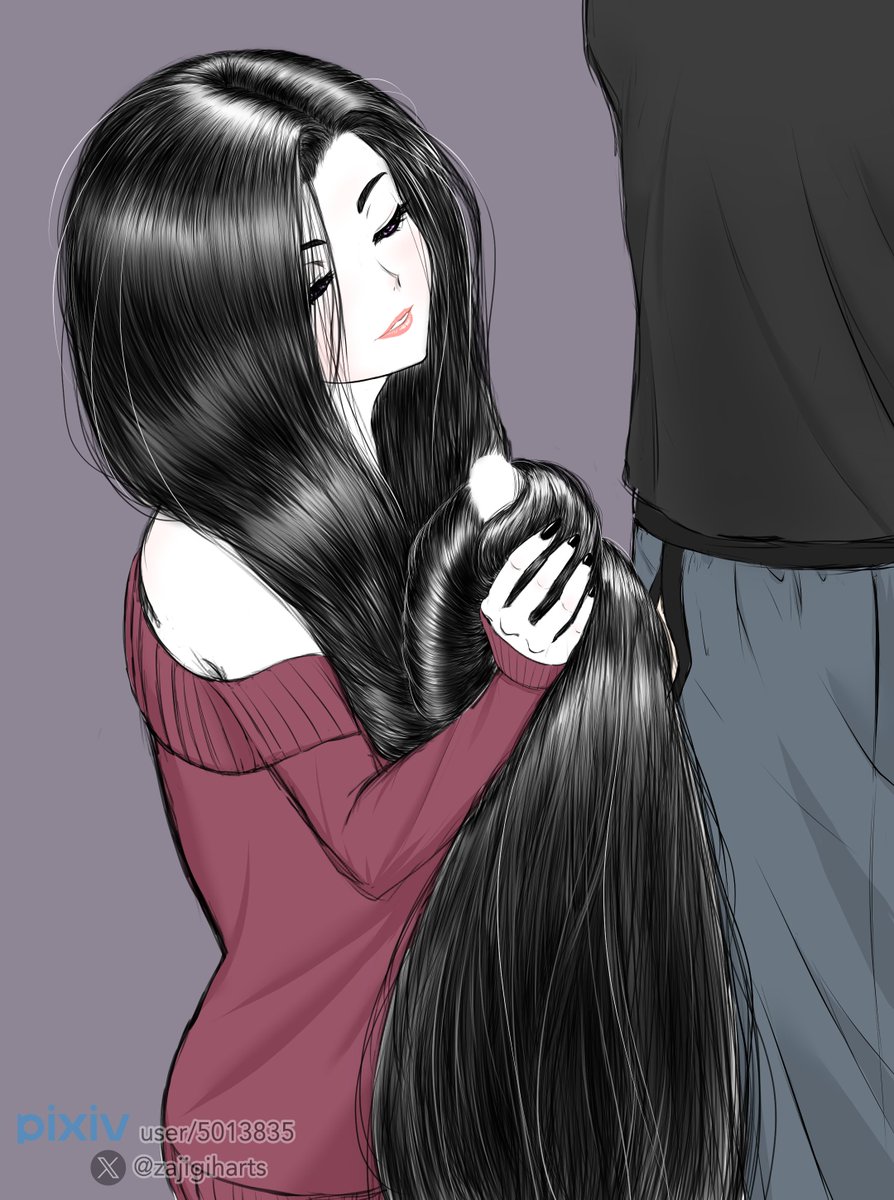 zajigiharts's tweet photo. 1k Special
I've put a liiittle extra effort into this one 💕
Miyako gives a super silky hairjob
+ alt colors
#髪コキ #hairjob #髪フェチ #hairfetish https://t.co/QlmxZtdR37