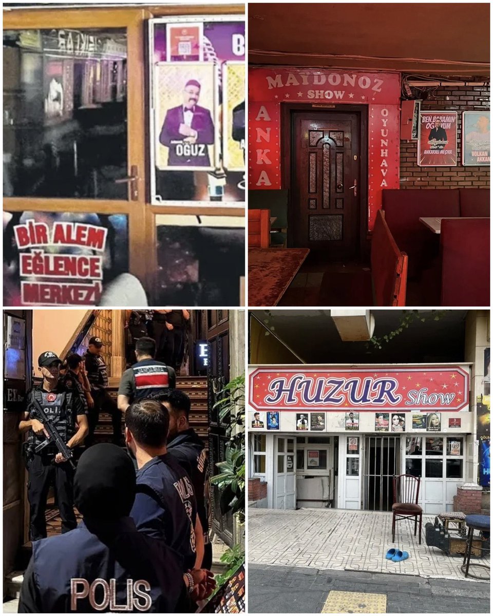 ankarasosyaltr's tweet photo. Ankara’daki pavyonlara operasyon: 20 pavyon mühürlendi!

•Ankara'da f•huş, m•stehcenlik, uy•ştur•cu ve çocuk ist•sm•rı iddialarına yönelik "Ailem Güvende" operasyonu kapsamında 20 pavyon süresiz mühürlendi. https://t.co/2epcIGEH1Z