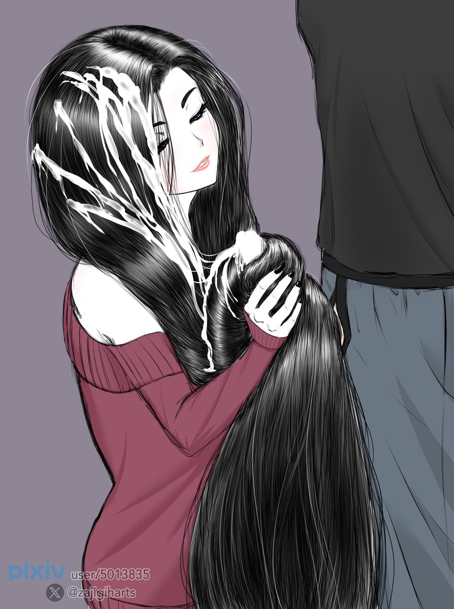 zajigiharts's tweet photo. 1k Special
I've put a liiittle extra effort into this one 💕
Miyako gives a super silky hairjob
+ alt colors
#髪コキ #hairjob #髪フェチ #hairfetish https://t.co/QlmxZtdR37