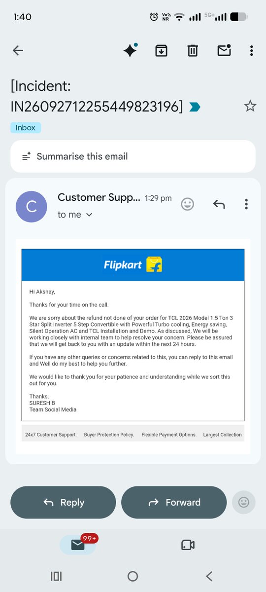 Akshaygupta2691's tweet photo. @Flipkart @jagograhakjago @flipkartsupport #NoResolution by @Flipkart @flipkartsupport . @Flipkart &amp; @flipkartsupport asking to wait for another 24 hours , after 14 nos. 24 hrs have passed already. 
@jagograhakjago https://t.co/Bu8scFXVix