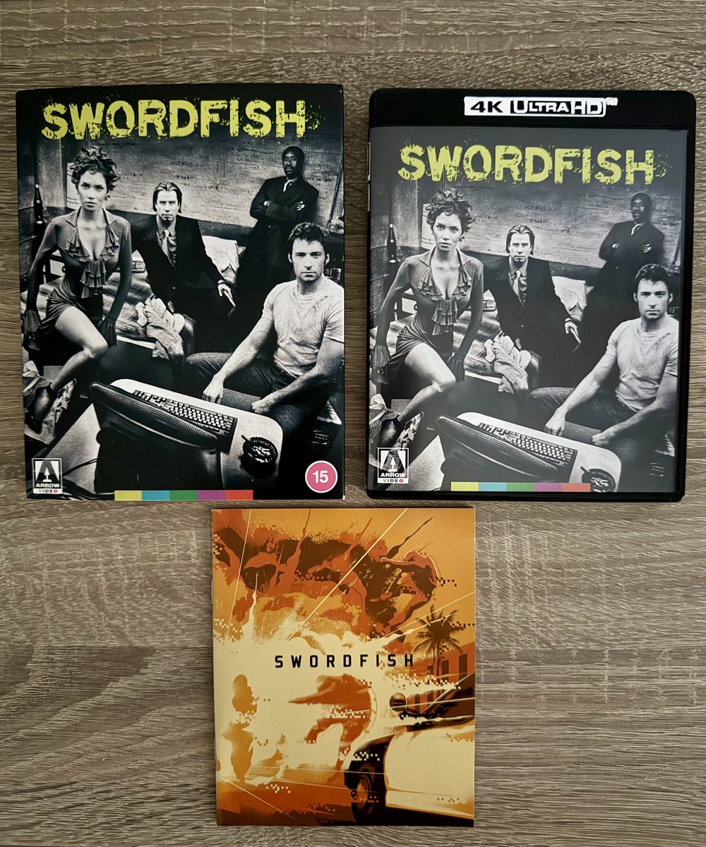 SirKantzos's tweet photo. Log on. Hack in. Go anywhere. Steal everything. 

#Swordfish #4K #UltraHD #BluRay #PhysicalMedia https://t.co/h2bcL9Ebkp