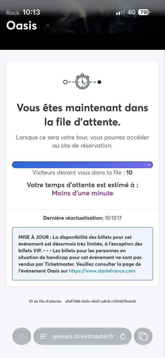 Liv_1324's tweet photo. @Oasis_france Disponibilité extrêmement limitée, a part pour les packs VIP… https://t.co/1VwFrvjpPc