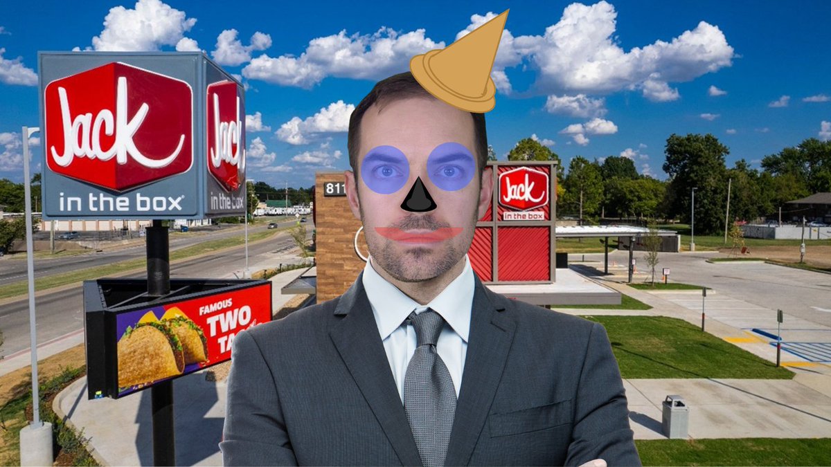 RobGamingNation's tweet photo. @jacksfilms Introducing the new and improved mascot of Jack in the Box: Jacksbox! #SpookMeUp #JackInTheBox #Jacksfilms https://t.co/tXK7vhD6jL