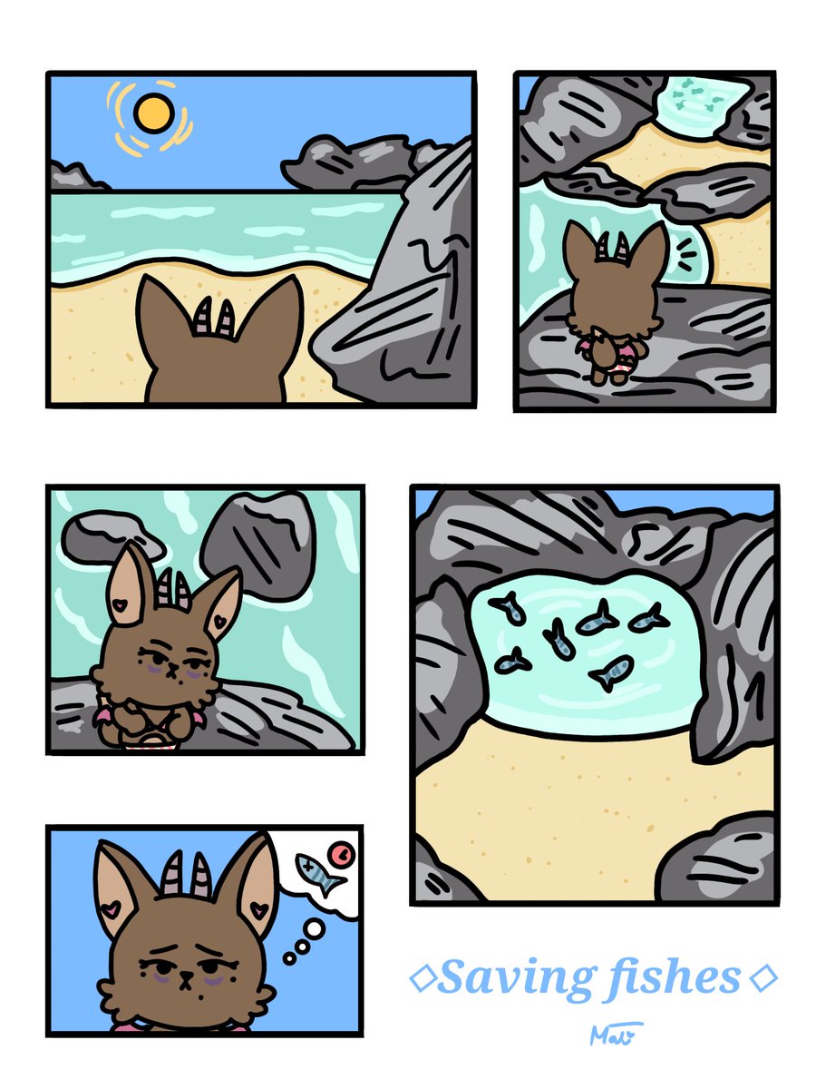 Matutakala's tweet photo. ◇Saving fishes◇ short real life based comic #ppulbatu #ppulbatuoc #oc #ocfanart #txt #tomorrowxtogether https://t.co/qEPZ2RcCbd