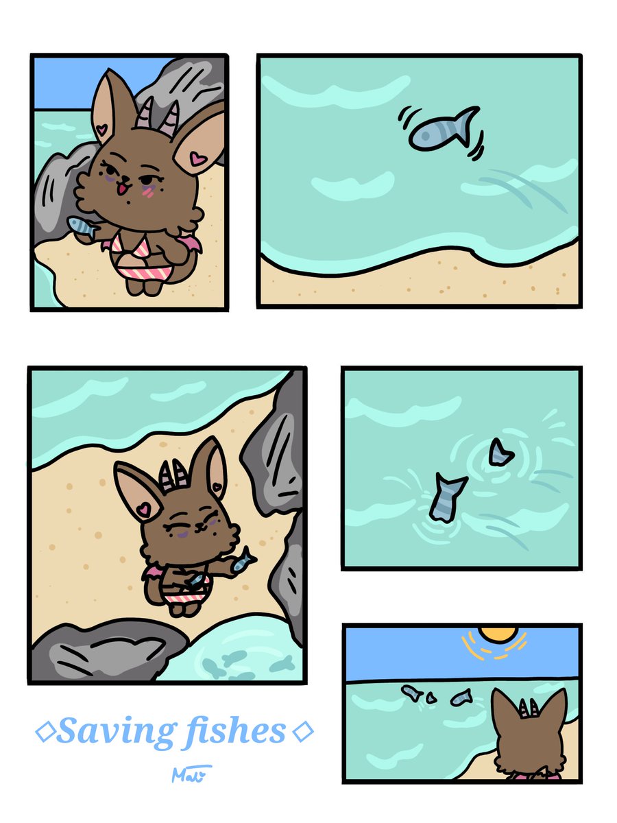 Matutakala's tweet photo. ◇Saving fishes◇ short real life based comic #ppulbatu #ppulbatuoc #oc #ocfanart #txt #tomorrowxtogether https://t.co/qEPZ2RcCbd