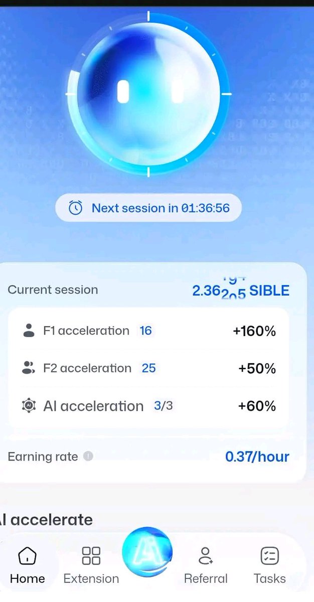 RubiMigration's tweet photo. Same like $Rubi
๐ SIBLE NETWORK โ Decentralized AI Compute โก
โ๏ธ Mine: 0.1 SIBLE/hour
๐ช Supply: 1B SIBLE
๐ฅ Halving: Every 4 months
๐ Referral Bonus: 10 SIBLE
๐ฑ App coming soon
๐๏ธ Code: aftab123
๐ https://t.co/k4N04PSPOg
Join early & start mining!
#SibleNetwork #Web3 https://t.co/T3hJ17yhHy