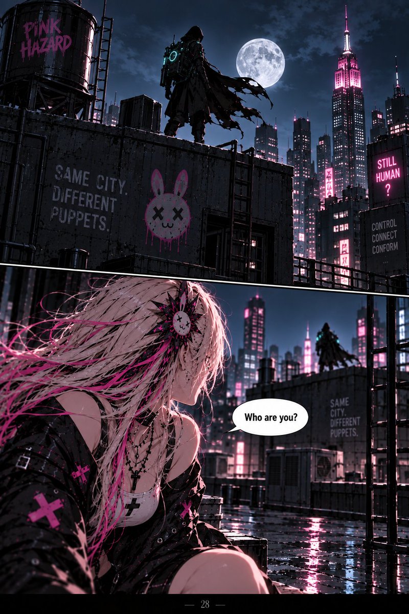 JaehoYangAuthor's tweet photo. 🩷 The virus was supposed to control everyone.
But Roxy didn’t obey.
Now the infection has given her something far more dangerous—freedom.
📖 PINK HAZARD
Available on Amazon Kindle, Apple Books &amp; Rakuten Kobo.
#PinkHazard #AmazonKindle #AppleBooks #Kobo #SciFiComics #Cyberpunk https://t.co/tiOtW63p3e
