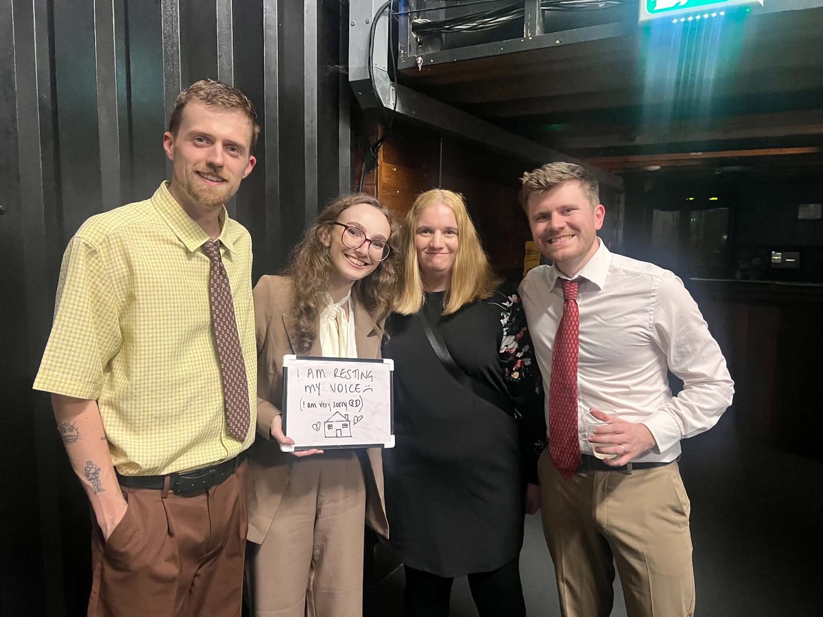 bellawarley27's tweet photo. What an absolutely fantastic night last night in Manchester seeing the amazing Exploring Birdsong had a few tears in my eyes when they played my favourite song Stitch and at the end of the show 

Even got to meet them afterwards and got my phone case signed https://t.co/vHvObyIqx6