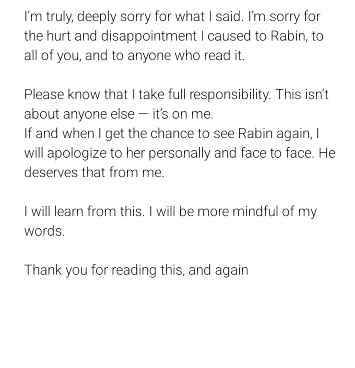 angelmuji03's tweet photo. Sorry I was insensitive and disrespectful that time.

Please don't drag angela to this and mujimates it's entirely my fault. https://t.co/3LZKUQVb3m