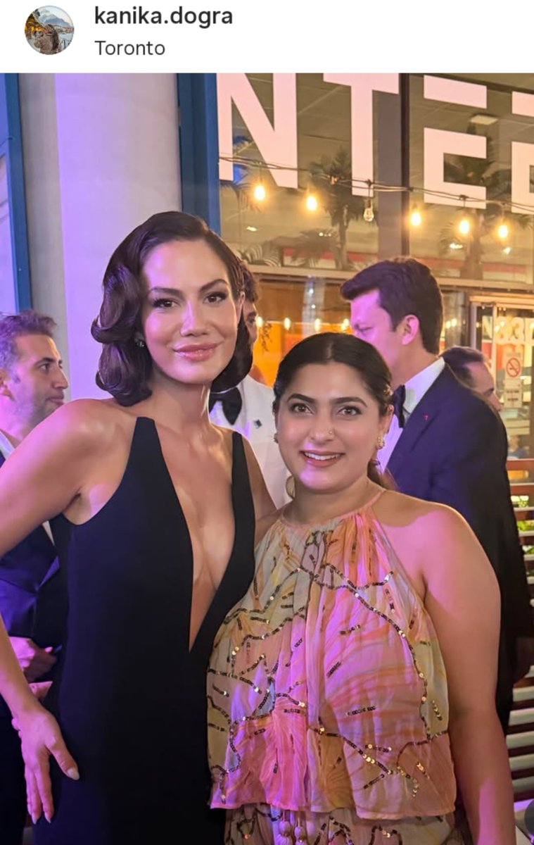 demet29874's tweet photo. New photo with a fan #DemetÖzdemir #TIFF2026 #djinnwedding https://t.co/AkdWVKD20B