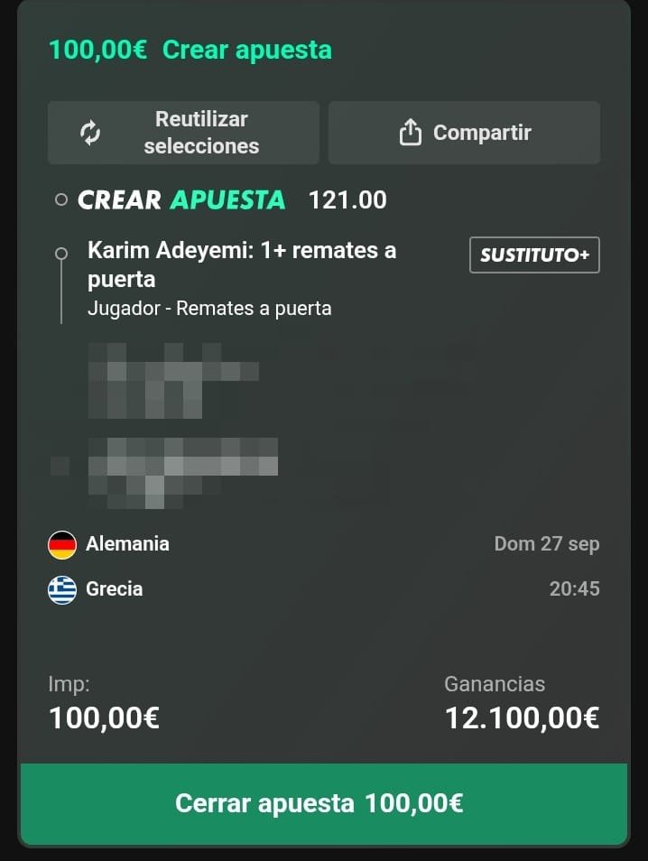 AlexProaAI's tweet photo. ➡️Karim Adeyemi 1o + remates a puerta 
➡️🤫
➡️🤫

Cuotón 121 que nos llevará al cielo��🇩🇪🇬🇷 ⬇️ https://t.co/2tiwdE9vHO