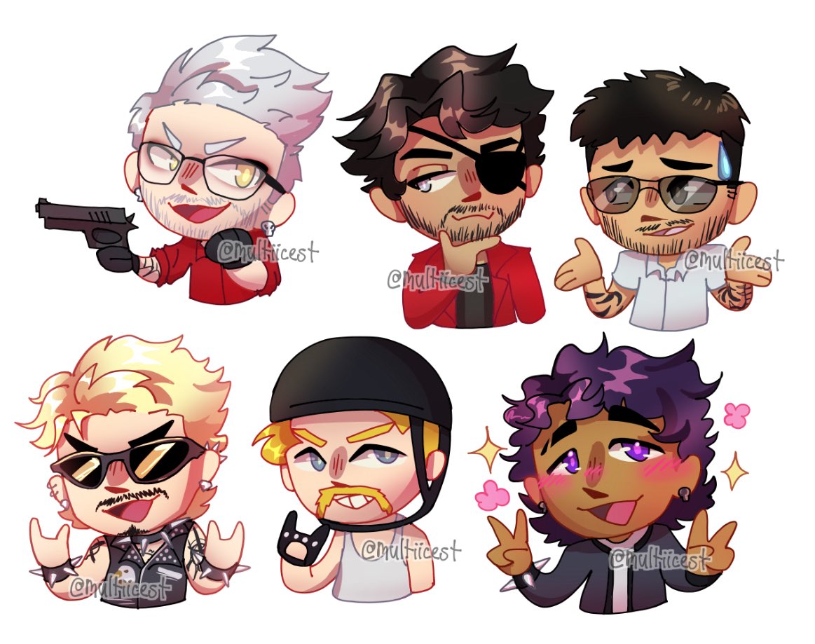 multiisquared's tweet photo. i drew some nopixel characters https://t.co/EAwamGHlw1