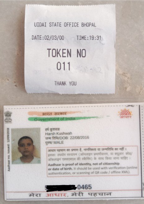jitendra261988's tweet photo. @UIDAI @Aadhaar_Care
Dear Sir Plz Update DOB Cross Limit All Original Documents Verified Delhi Regional Office+Bhopal Office But Me Last 4 ,5 Year Me 8 Time DOB Update Karay Hai Abhi Tak Nahi Hua Hi Bete Ki Apaar Id Nahi Ban Paa Raha Hi Plz Help Me Sir Center Ki Galti Bete Ko Prb https://t.co/HR45oFuZz8