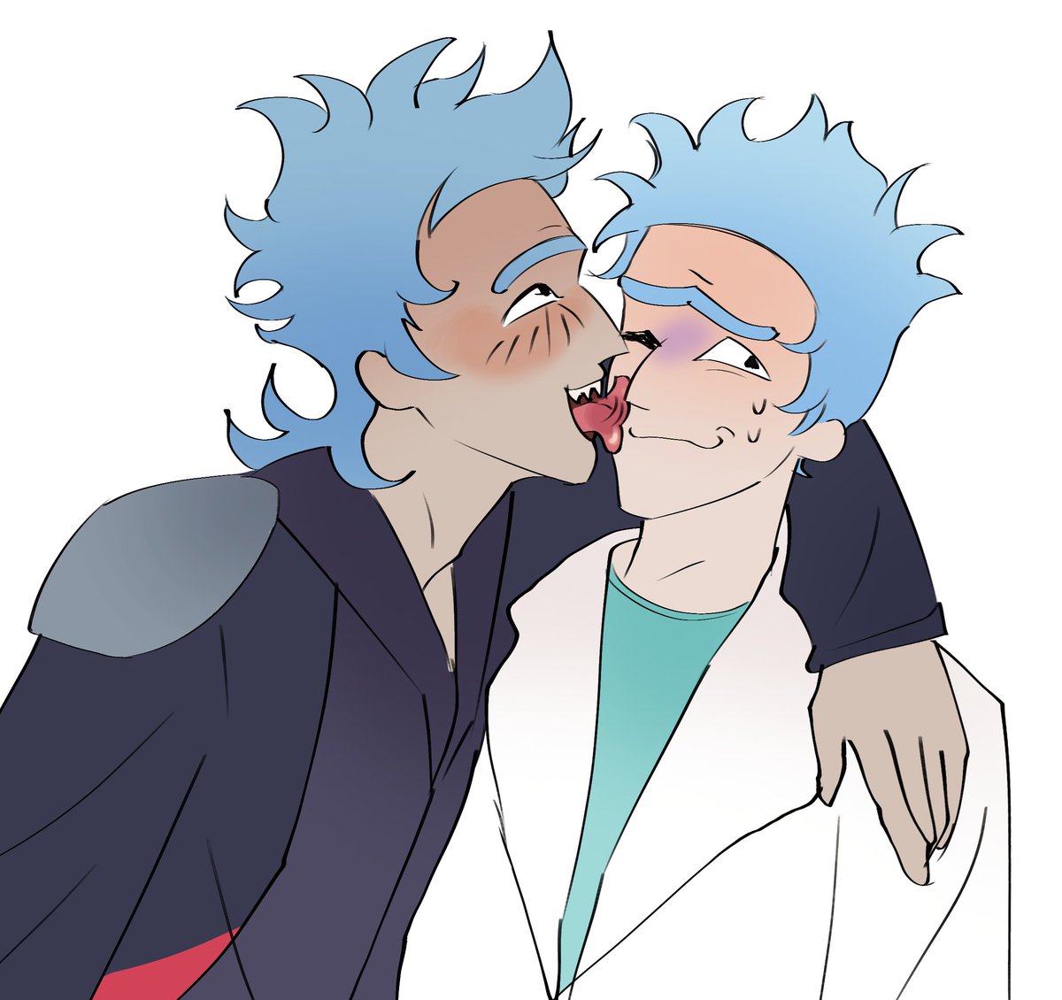 ringing3666's tweet photo. Lick 
#prickcest #rickprime #ricksanchez #rickandmorty https://t.co/lY5wnigRDI