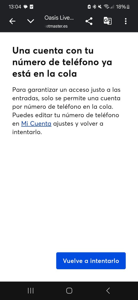 picklelink's tweet photo. @TicketmasterES Ahora pone esto :/ https://t.co/snCSvxhAiJ