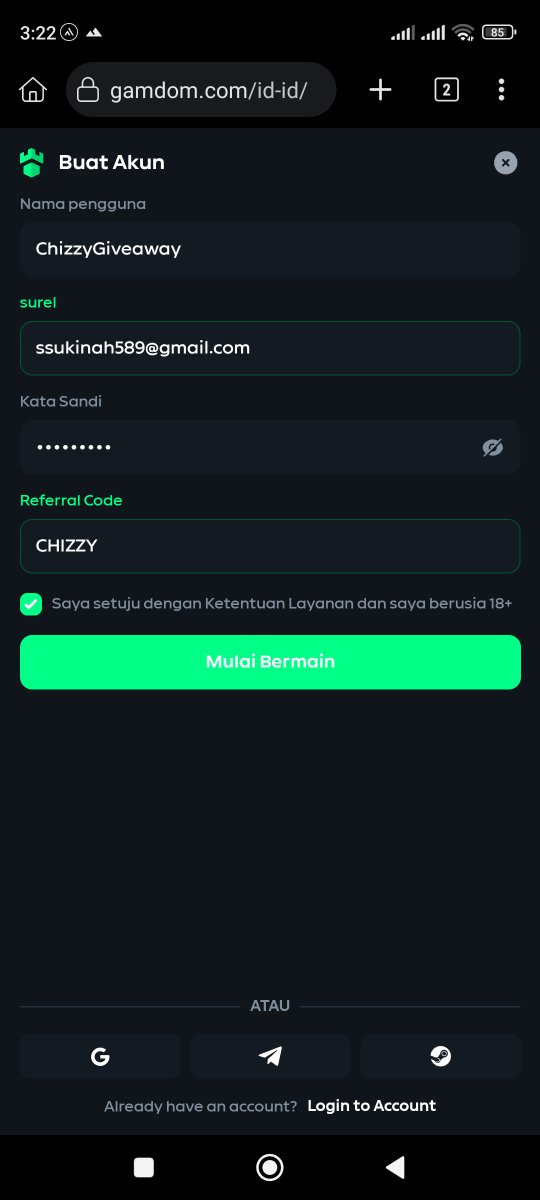yudisoll's tweet photo. @JJChizzy @gamdom Under your code 

🆔 ChizzyGiveaway https://t.co/tekJfd8u32