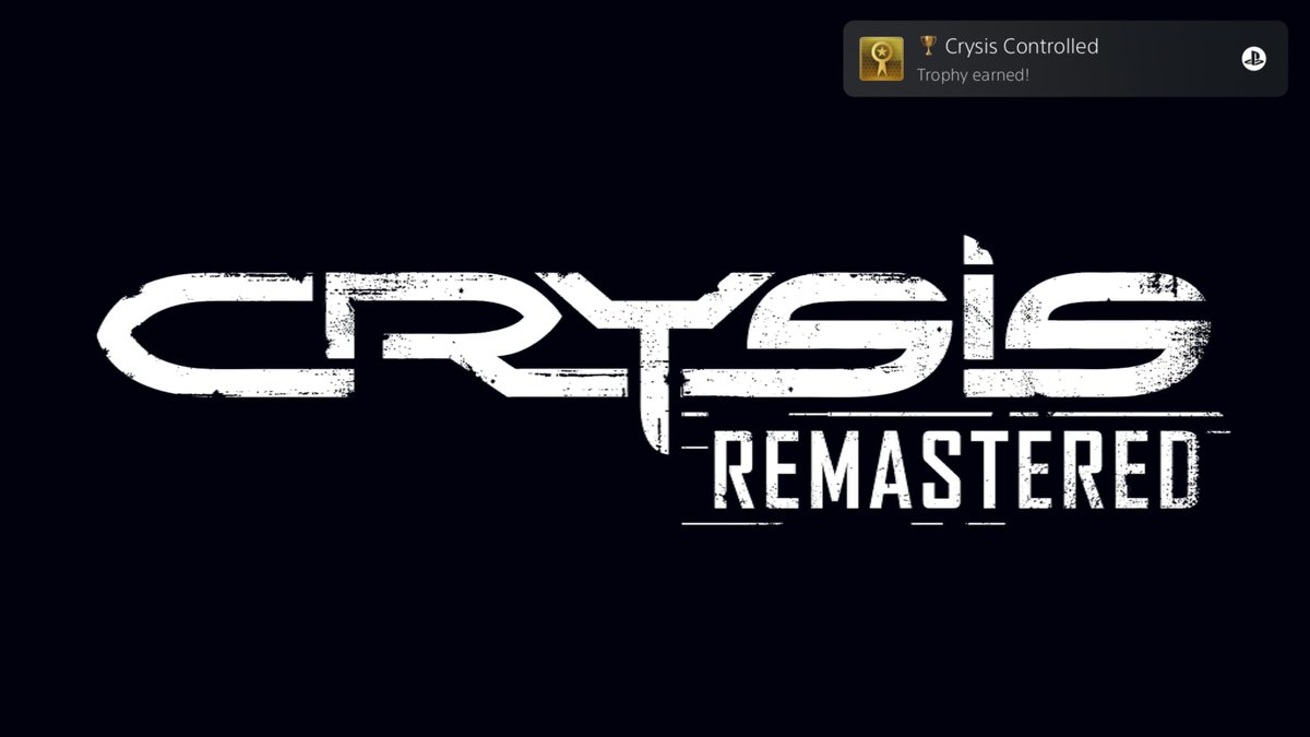 PS4Ron's tweet photo. #PS4 #CrysisRemastered story done 🙂it was a ok game and some of the graphics still looks great. I can see why it was all the hype in 2007, but in 2026 i was not that much impressed by it to be honest. Hopefully the other #Crysis games in the #CrysisRemasteredTrilogy is better. https://t.co/J3YY6yR0cI