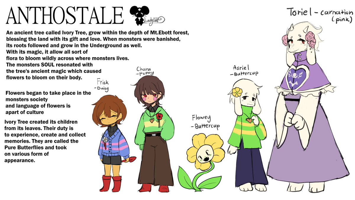 ladyedel_'s tweet photo. Anthostale Cast!
#anthostale #undertaleAU https://t.co/oJYugWONfG