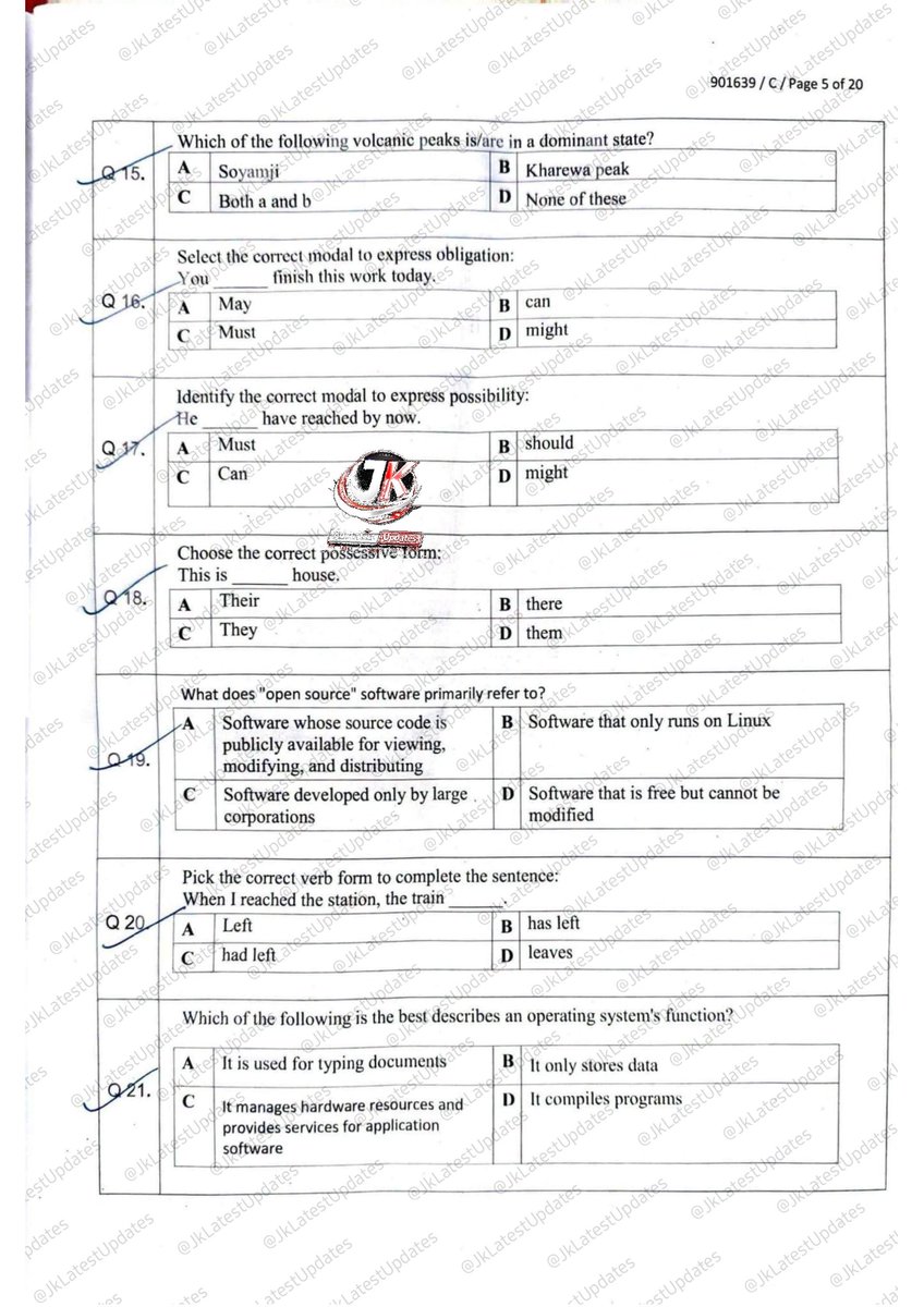 JkLatestUpdates's tweet photo. >> #SKUAST #Kashmir : Question Paper Cum Answer Key For the Posts of Accounts Assistant #JkLatestUpdates
>Check https://t.co/yiVErU4c79
#QuestionPaper #AccountAssistant #AccountsAssistant #AnswerKeys https://t.co/lgJzrc50L3