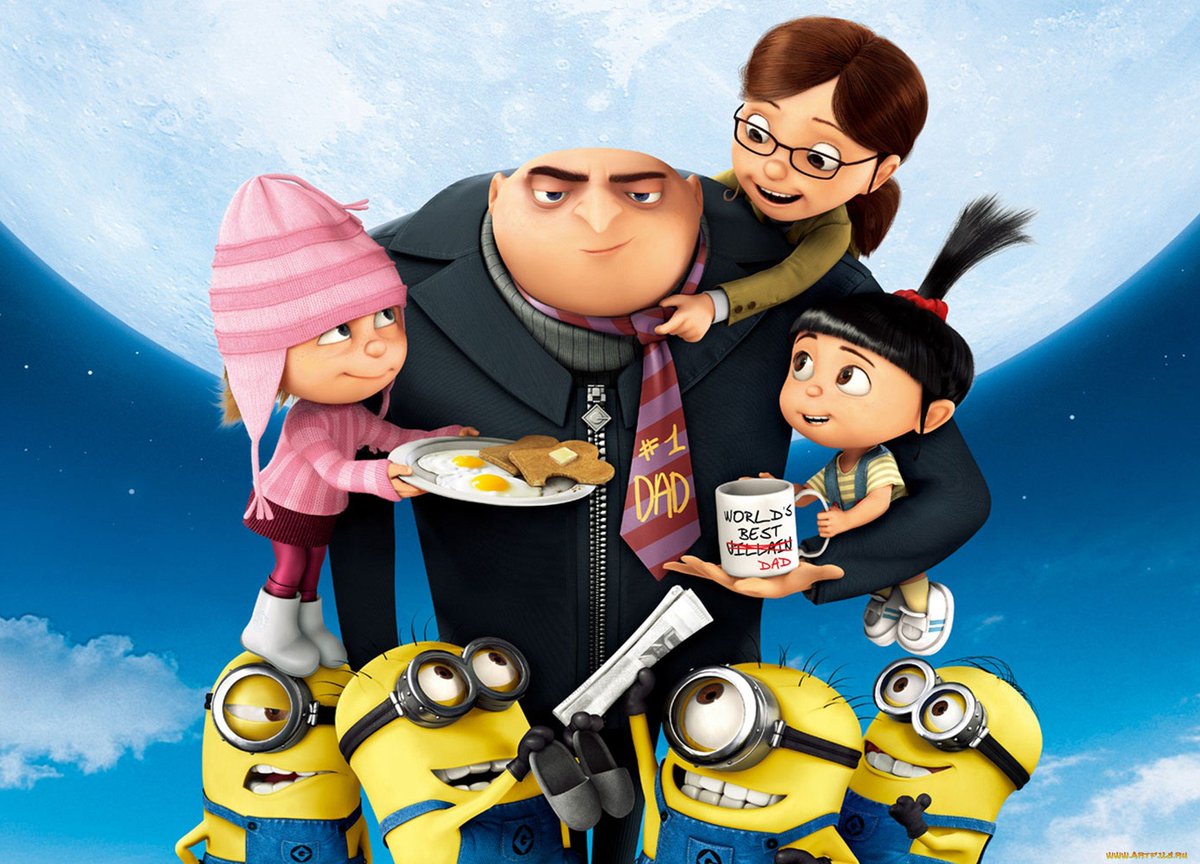 NotHasmita's tweet photo. No matter what happens, I am just happy that Michael found his family w the Goirls #TheOfficeMinionsCrossover https://t.co/IQPl4yNXK2