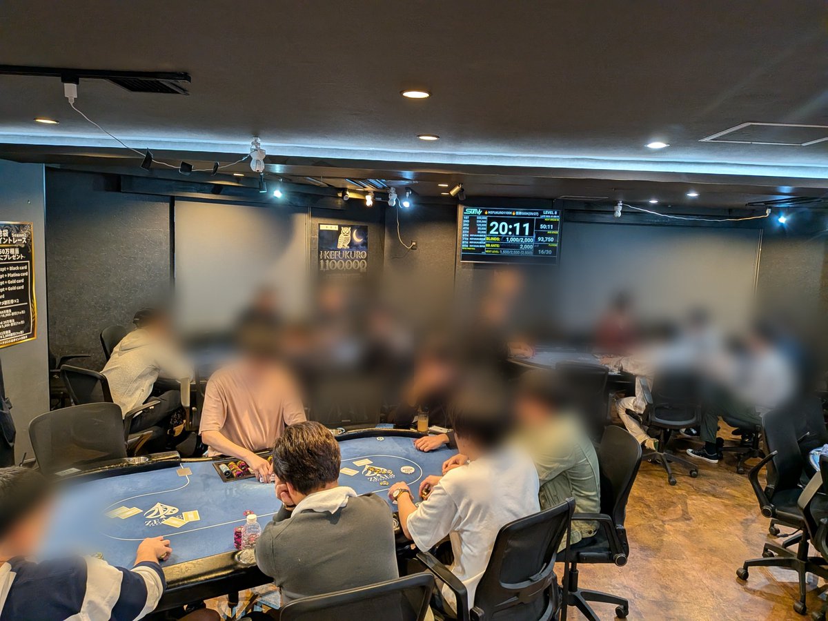 ZEAL_POKER's tweet photo. 💥💥超ウルトラ激アツチャンス警報💥💥
🔥IKEFUKURO1100K🔥優勝500K
⏰️late18:00⏰️

レイトレジストまで残り30分⌛️
アベレージ：89,473点
19名様で進行中💪

まだまだ、ご案内可能です‼️
今日も激アツチャンスになってます💪😱

お電話で1レベル保証の置きバケが可能です‼️

■プライズ
1位　500,000
2位　250,000
3位　120,000
4位　80,000
5位　50,000
6〜9位　次回無料券

🔥来店前リポスト割（リエントリーでも◎）🔥
リポストで¥2,000-割引
⚠️受付時のご提示、申告のみ有効。（受付以外での申告は無効になります）

皆様のご来店お待ちしております🦉