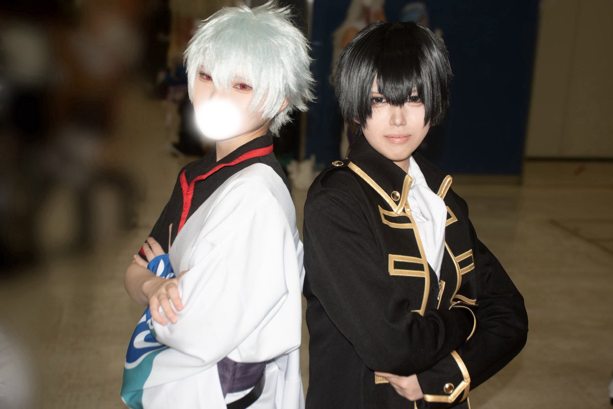 _on89rx's tweet photo. Cosplay / gntm

銀時▶@yurayura_chan12 
土方▶桜楽

📸@pyon_CP 
 #アコスタ池袋 https://t.co/2V12pOVNaU