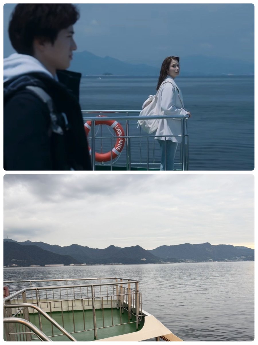ranmiru0619's tweet photo. 切串港から広島港へフェリーで⛴️
フェリーからフェンスのあの場所を最後まで撮影🎥
フェリーからの夕景に感動
こんな事がなければ行くことのなかった江田島
どこも景色が素晴らしくて また行きたいと思える場所でした
次はぜひゆっくり観光も😊

#沖晴くんの涙を殺して
#木戸大聖 https://t.co/OigIDJ8Dft