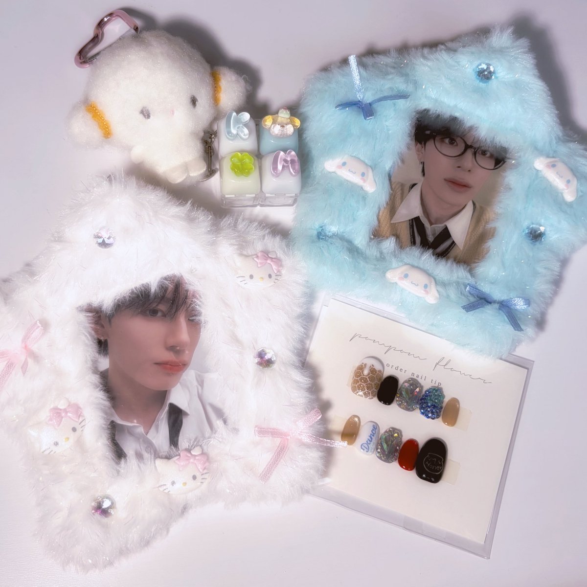 0125kan_u's tweet photo. 🆕イヤモニ風ネイルチップ₊˚⊹ ʚɞ
トレカケースも可愛すぎてテンション上がる♬*°
#VERIVERY #베리베리 https://t.co/V6Ky3kZ84Q