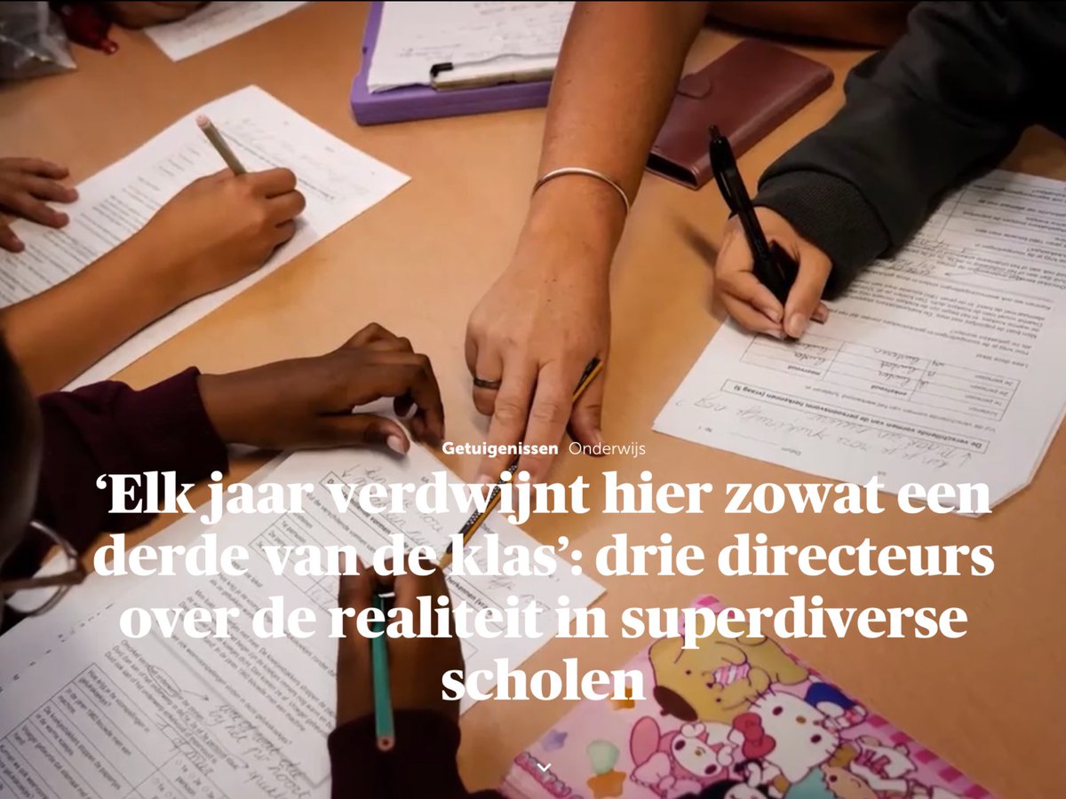 rfmwensing's tweet photo. Het primair onderwijs in België slaat alarm. #demorgen https://t.co/CbjJOpjrWa