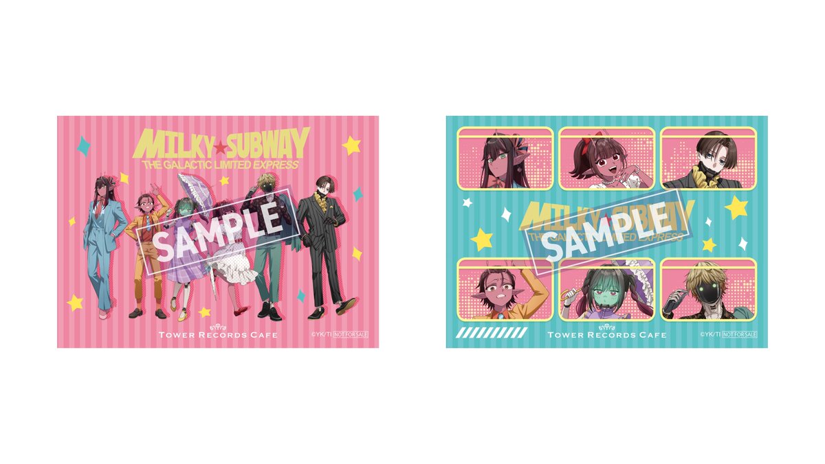 AnimeAnime_jp's tweet photo. 「銀河特急 ミルキー☆サブウェイ」タワレコカフェ開催！レトロドレス姿の描き下ろしイラスト公開♪ 宙華そばや限定グッズも
https://t.co/i2eHpifPfv

＃タワレコ
#ミルキーサブウェイ https://t.co/gIrrOpN2Cu