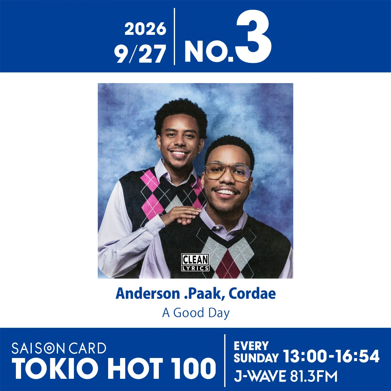 J-WAVE TOKIO HOT 100 (@tokio_hot100) / X