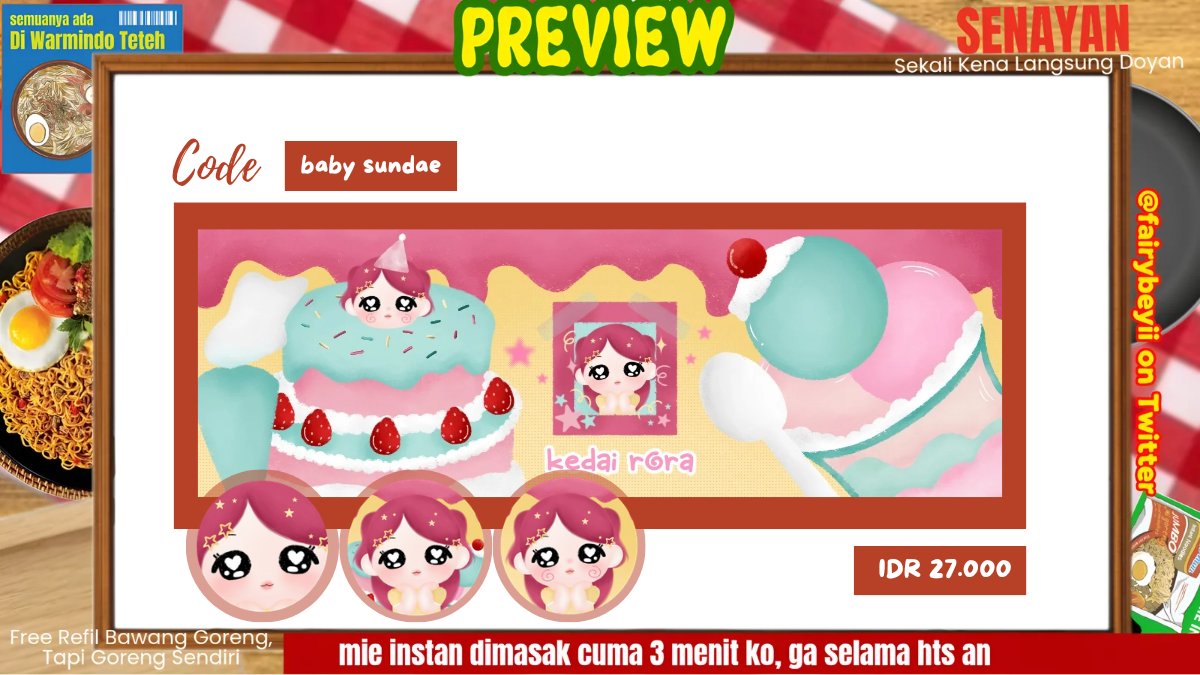 fairybeyii's tweet photo. ♡˚⊹⠀🐹🍎 help rt teman—timun⠀꒱

💭 𓈃⠀ʚ ˚alloo semua  𓈄˚ 🥬🧀 rora ada ready stock 🍟🍞 ◎ ๑ layout chibi nih yuk serbu ˚⸝⸝  ◍ 🚗 ꒰ IDR 27.000 ꒱⠀���⋮ 🍀 bisa dm me wat take 🥕 yuk meluncur jajanK sobat peⓂ️baik 🐣🥣  .. 𓄹

𓄳⠀♡⠀💌  #bealanja #zonauangㅤ https://t.co/1lNJTAouMr