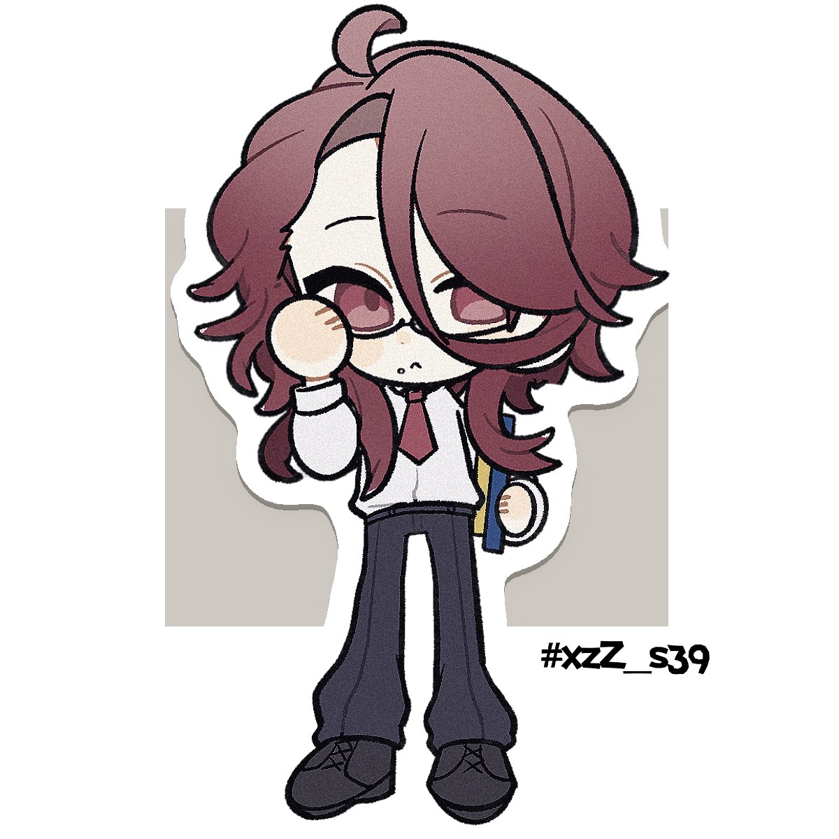 mkz_ki33's tweet photo. 描き合いありがとうございました！
🩶🌟👓 https://t.co/WJVjwqkYPk