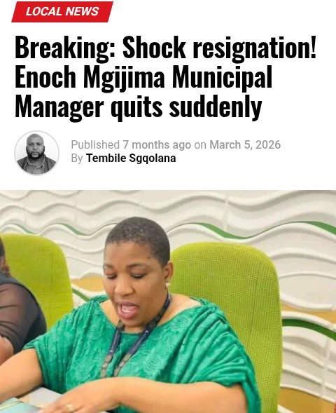 LadyAbahambe's tweet photo. 🚨R37.9M GHOST LEAVE: Former Enoch Mgijima Accounting Officer Appointed to Chris Hani District Weeks After Auditor-General South Africa Flags No Leave System

Komani then asks, who accounts for the R37.9 Million unverified leave?

Chris Hani District Municipality council has resolved to appoint former Enoch Mgijima accounting officer Ayakha Veronica Ntengenyane as Director of Health and Community Services from 1 October 2026.

The appointment comes months after the Auditor-General flagged Enoch Mgijima Local Municipality for having no system to monitor leave, leaving R37.9M employee leave liability that could not be verified.

Why Accounting Officer matters: Under MFMA Sec 62, the Accounting Officer is the head of administration - must ensure effective, efficient internal controls and that AFS fairly present financial position. Leave is financial liability. No leave system = failure of controls under AO. Auditor-General finding goes straight to AO's desk, not junior clerk.

Ntengenyane served as Accounting Officer's during period covered by Auditor-General findings. The MM resigned suddenly on 28 February 2026.

Questions Komani is asking:
1. Who will account for the R37.9M Ghost Leave now that leadership has moved?
2. If AO moves to District, who now signs off on correcting R37.9M Ghost Leave at Local?
3. Has Enoch Mgijima instituted a leave management system as recommended by AG?

This is not about a person, it's about a R37.9 Million Leave system.
By:#JanVanRiebeek