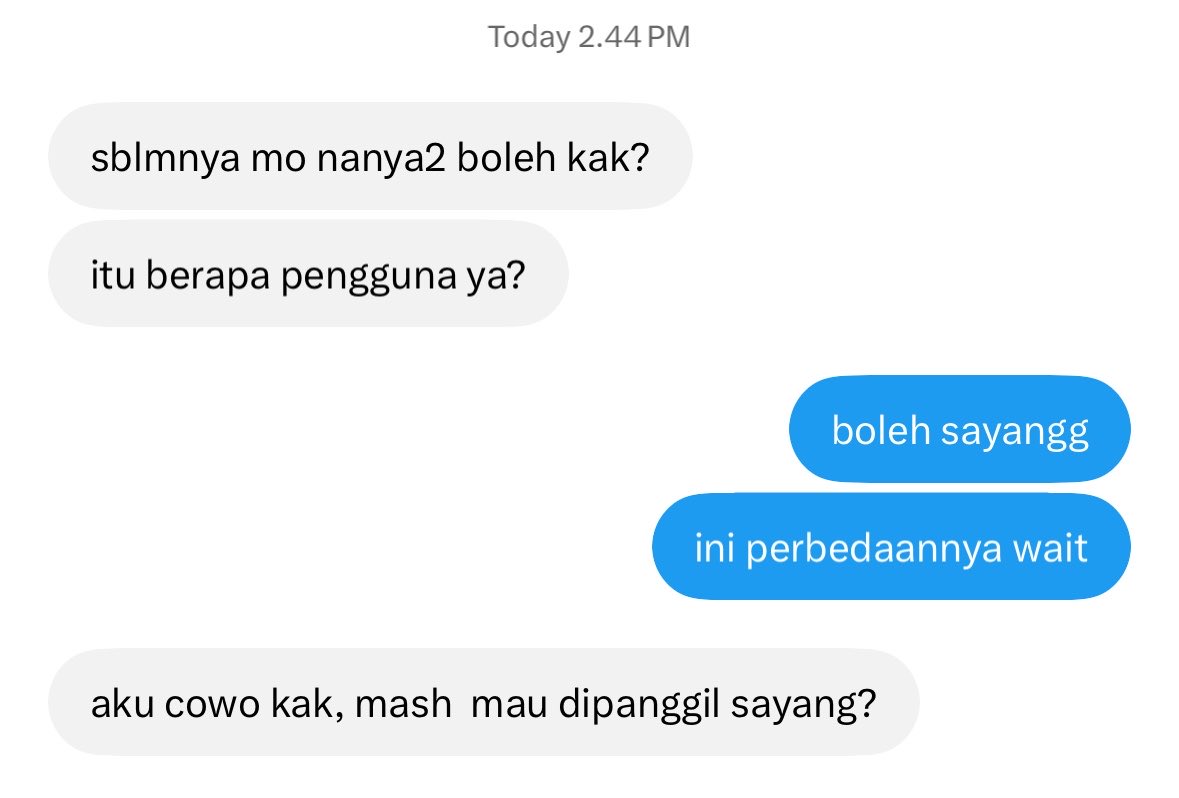 sedeite's tweet photo. @ diri sendiri, bisa stop manggil semua c sayang tidak 😭😭☝🏻 https://t.co/oO2tokMtAS