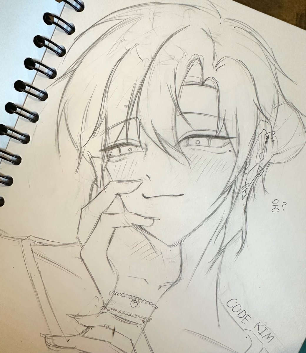 7hajin's tweet photo. 랜만에 손그림 그리고있는데 
혀낼름이가 이뻐요 다문게 이뻐요 ?? https://t.co/CIPQPGMo1o