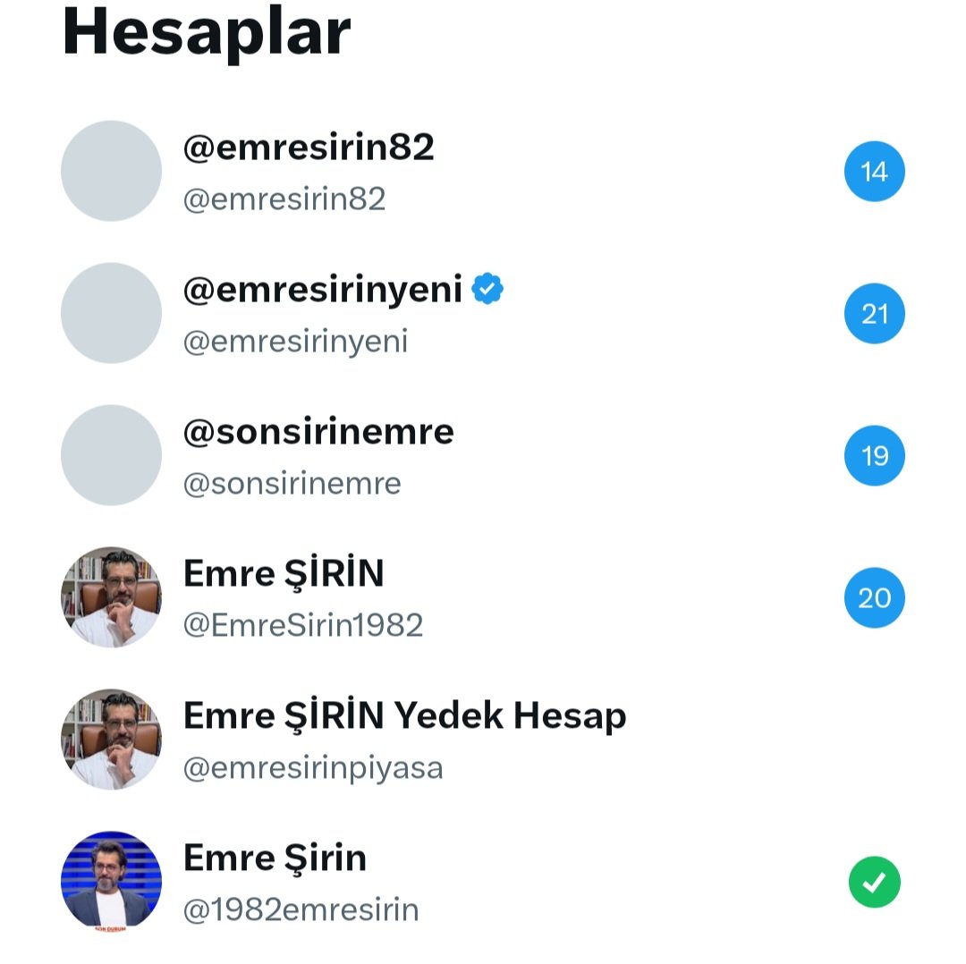 1982emresirin's tweet photo. Dostlarım;
Artık tek hesabım budur yani en altta görünen!

Aşağıdaki tüm hesaplarım engellenmiştir... Bilginize!
#emreşirin https://t.co/BXMw7kie1L