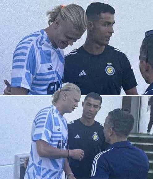 utdshows's tweet photo. 🚨🎙️ Erling Haaland on playing against Cristiano Ronaldo for the first time today:

🗣️ “The student finally gets to meet the professor. 😭🐐

It’s a special moment for me, honestly.

I grew up watching Cristiano, watching him score goals and break records, so to finally be on the same pitch as him is something I will never forget.

I’ve played against many great players, but Cristiano is someone I watched when I was a kid and thought, ‘I want to be like him one day.’

Now I'll be standing on the pitch playing against him. It’s crazy.

Of course, when the game starts, I have to forget all of that and compete. I want to score, I want to win and I want to show what I can do.

But before the game, I’ll definitely take a moment to appreciate it.

I’m playing against Cristiano Ronaldo... the player who made me believe that records could be broken and that you could keep pushing the limits for years.

People can debate who the greatest is, but for me, Cristiano will always be one of the biggest inspirations in football.

To play against my idol is something I’ll never take for granted.” ❤️🐐