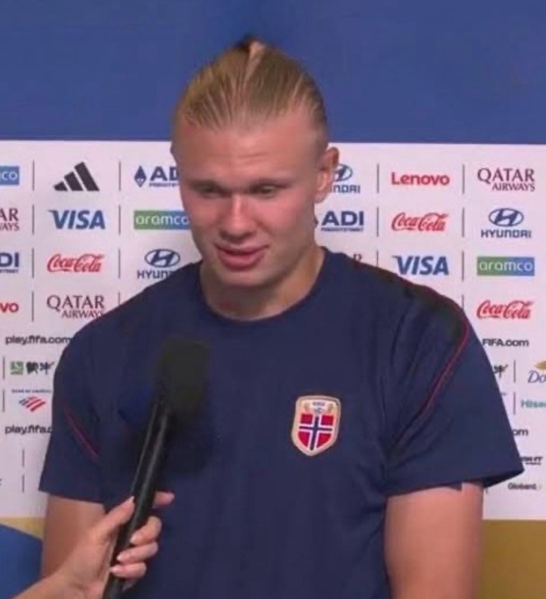 utdshows's tweet photo. 🚨🎙️ Erling Haaland on playing against Cristiano Ronaldo for the first time today:

🗣️ “The student finally gets to meet the professor. 😭🐐

It’s a special moment for me, honestly.

I grew up watching Cristiano, watching him score goals and break records, so to finally be on the same pitch as him is something I will never forget.

I’ve played against many great players, but Cristiano is someone I watched when I was a kid and thought, ‘I want to be like him one day.’

Now I'll be standing on the pitch playing against him. It’s crazy.

Of course, when the game starts, I have to forget all of that and compete. I want to score, I want to win and I want to show what I can do.

But before the game, I’ll definitely take a moment to appreciate it.

I’m playing against Cristiano Ronaldo... the player who made me believe that records could be broken and that you could keep pushing the limits for years.

People can debate who the greatest is, but for me, Cristiano will always be one of the biggest inspirations in football.

To play against my idol is something I’ll never take for granted.” ❤️🐐