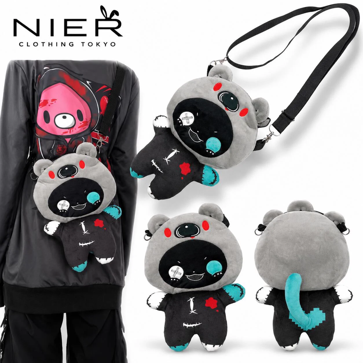 NieR clothing ぬいぐるみ　セット X-এ NIER CLOTHING: 